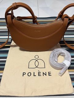 Polène | Bag - numéro Dix - Monochrome Taupe Textured Leather