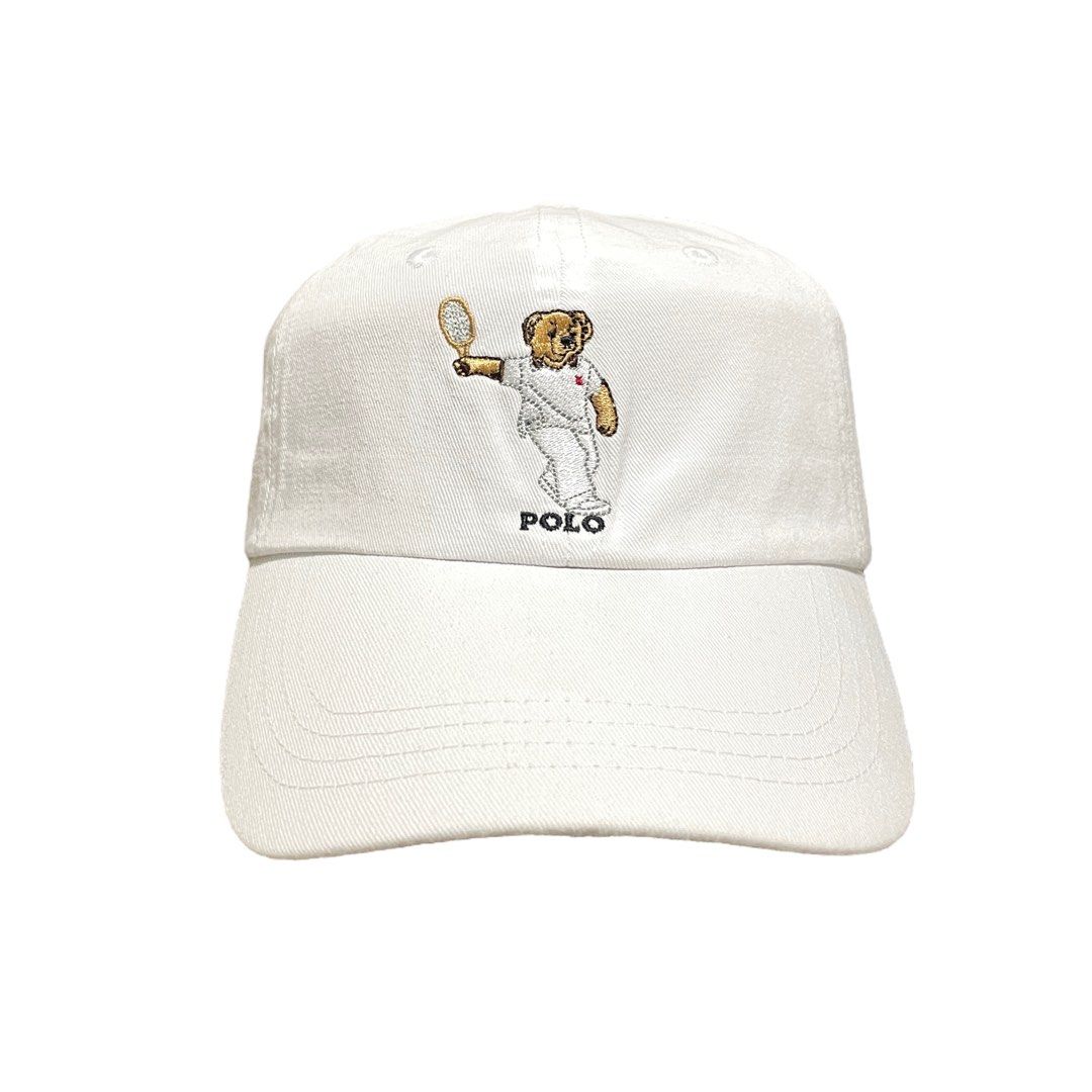 Polo bear cap shop white