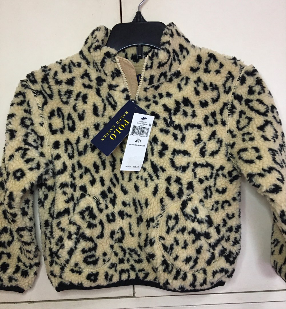 Polo ralph lauren leopard coat shop