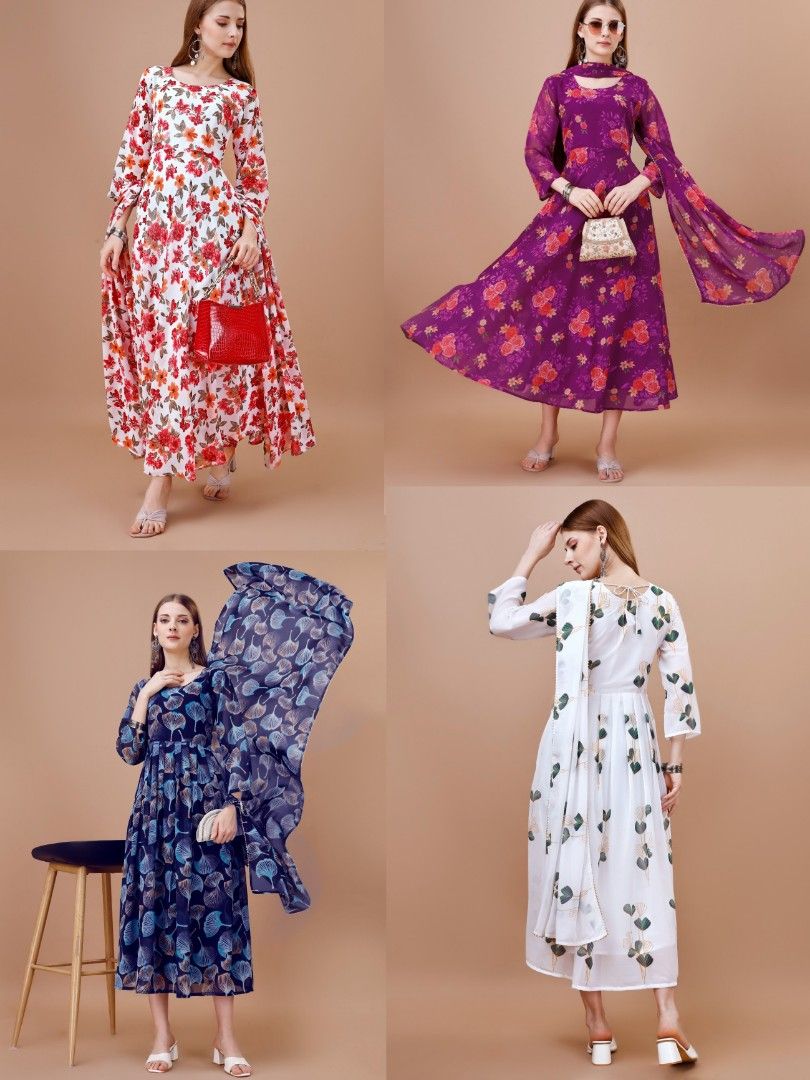 Maxi dress kurti design online
