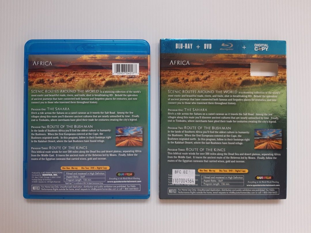 Pre-owned Scenic Routes Around The World: Africa Blu Ray + DVD