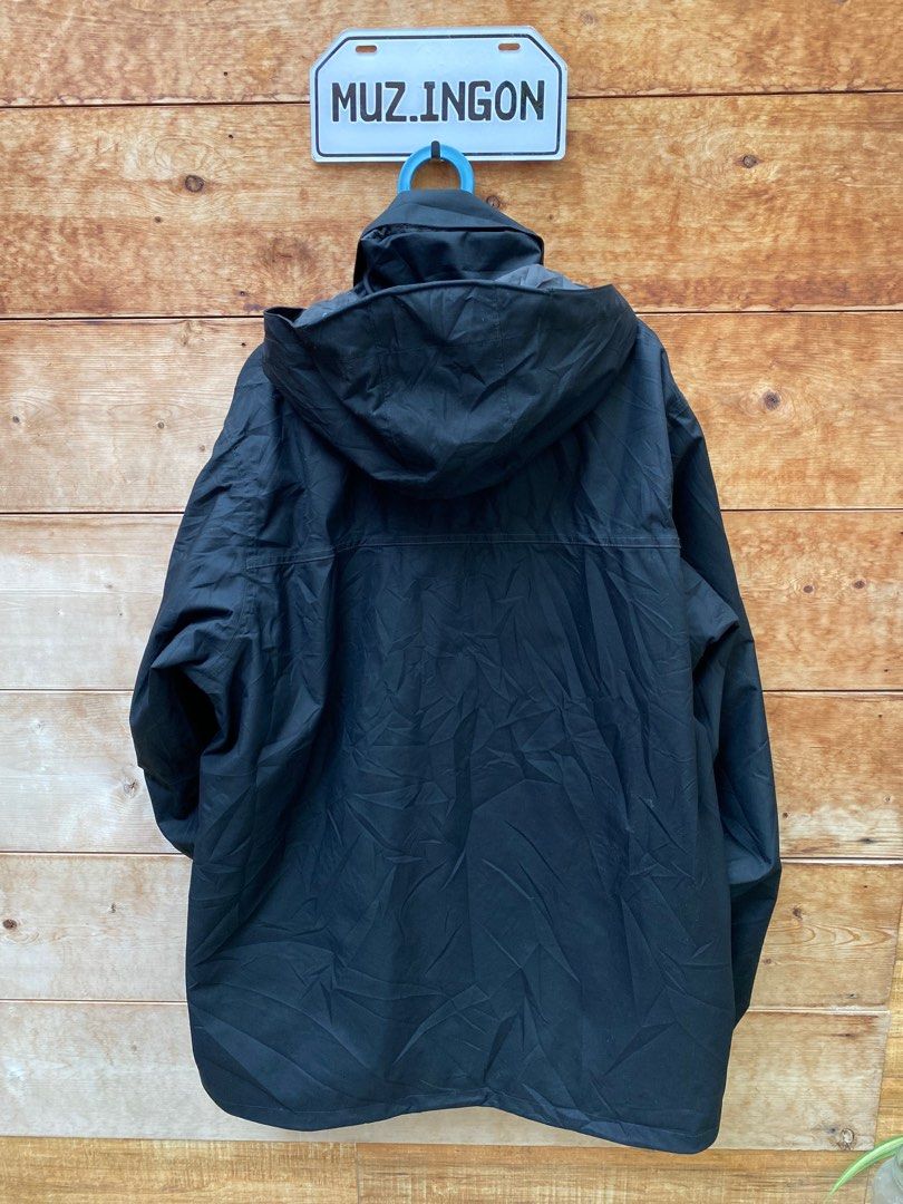 Quechua ARPENAZ 300 Rain Waterproof Jacket Medium Black Men s