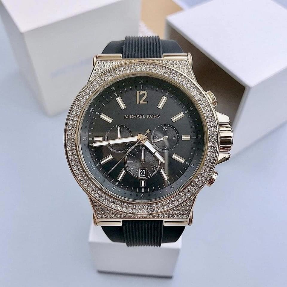 Michael kors mens hotsell watch with crystals