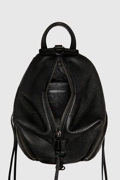 Mini julian pebbled leather convertible backpack hot sale