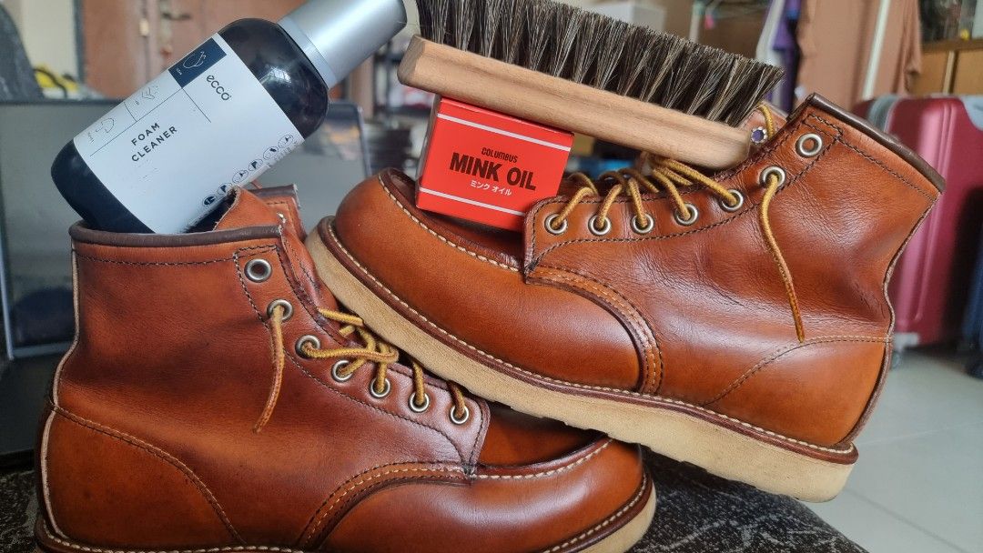 Red wing 875 new arrivals mink oil