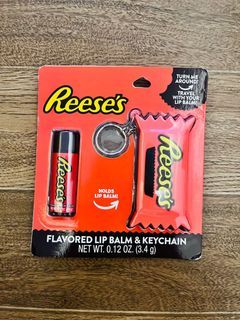 Reese's Peanut Butter Cup-Flavored Lip Balm & Keychain Holder