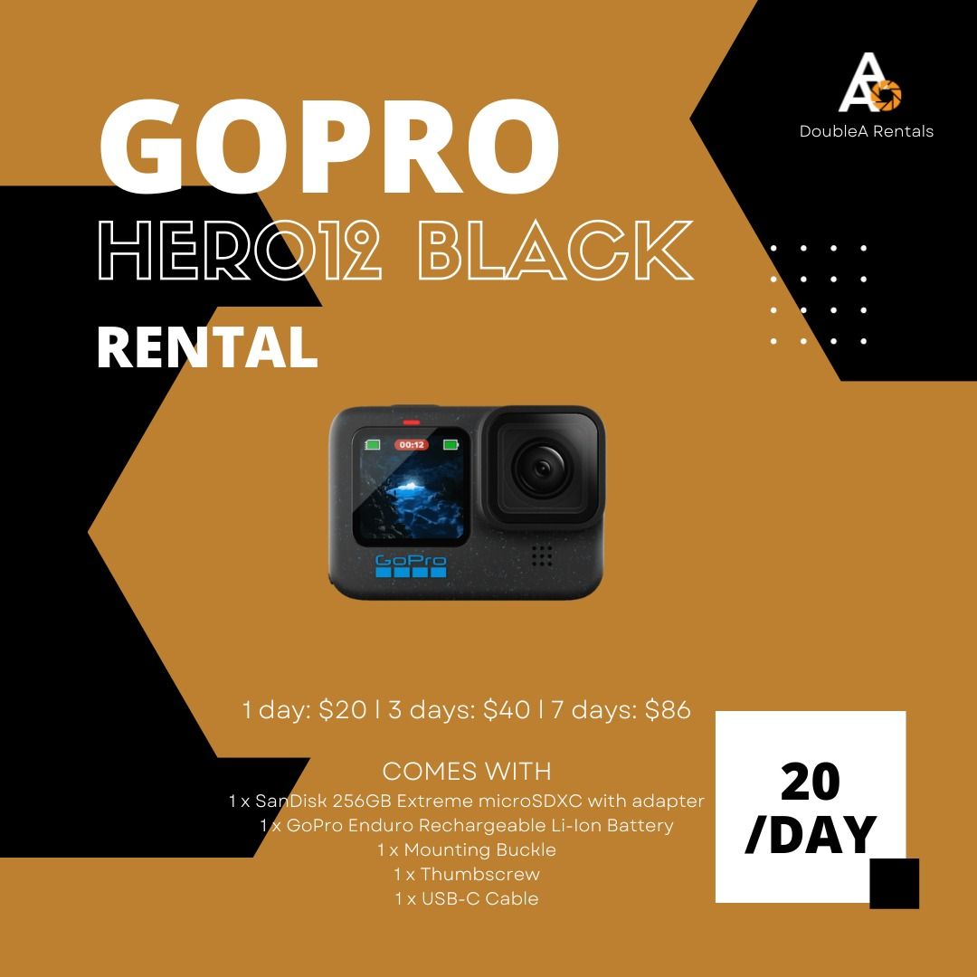 Rent a GoPro HERO12 Black 