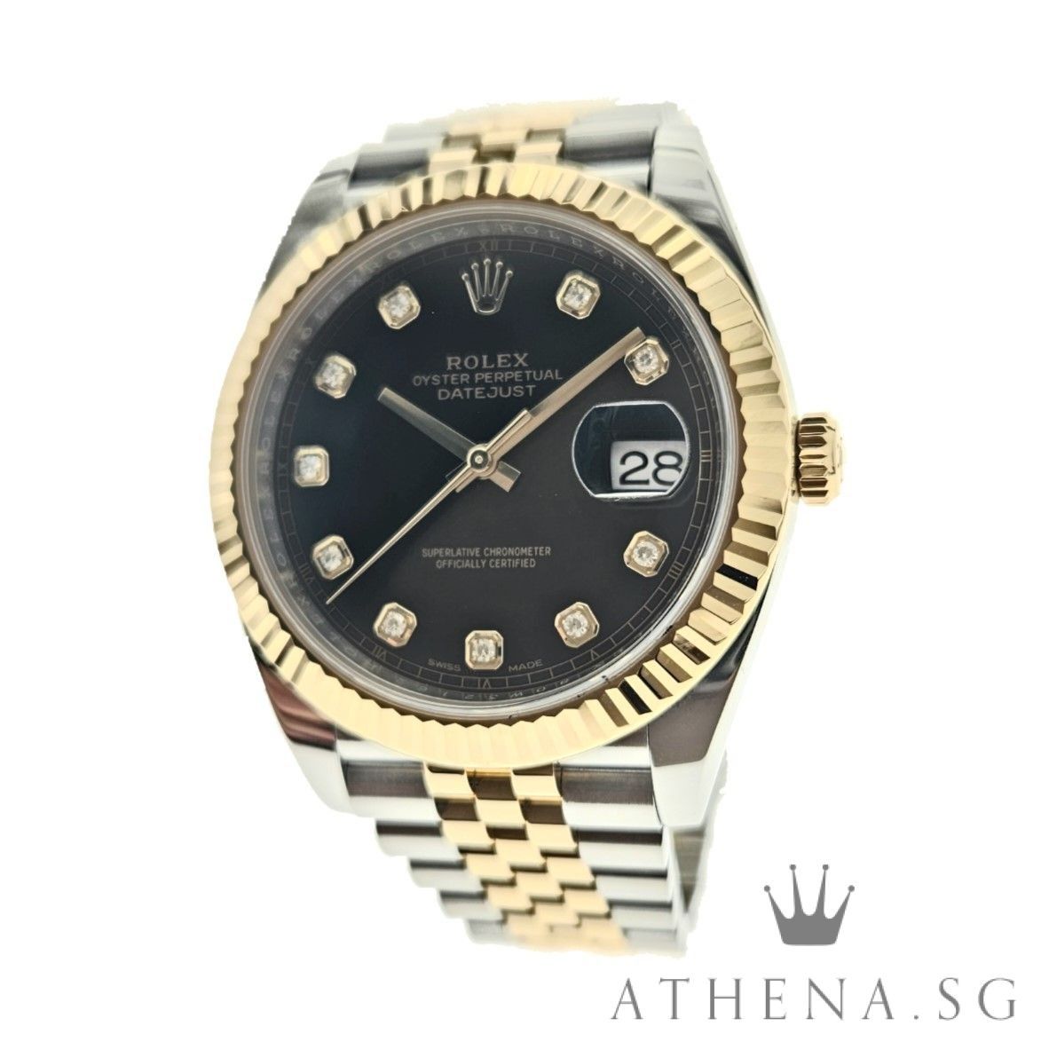 Mens gold hot sale diamond rolex