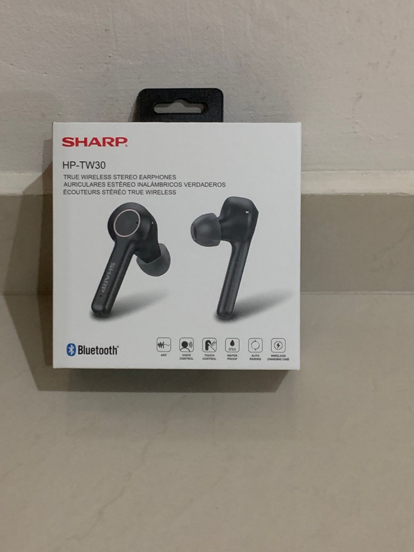 Sharp HP-TW30 wireless headphones, Audio, Earphones on Carousell