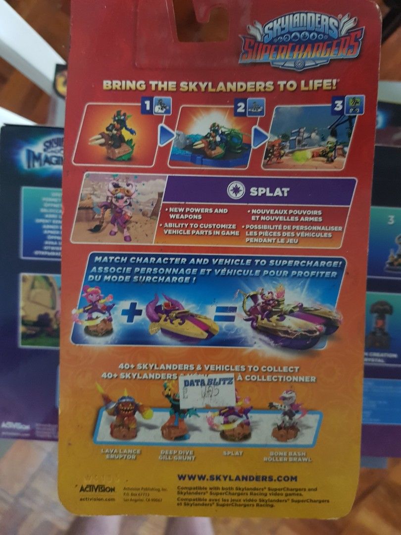 Skylanders Superchargers Splat, Hobbies &amp; Toys, Toys &amp; Games on Carousell