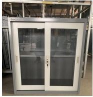 SLIDING GLASS CABINET (KNOCK DOWN) OFFICE FURNITURE PARTITION