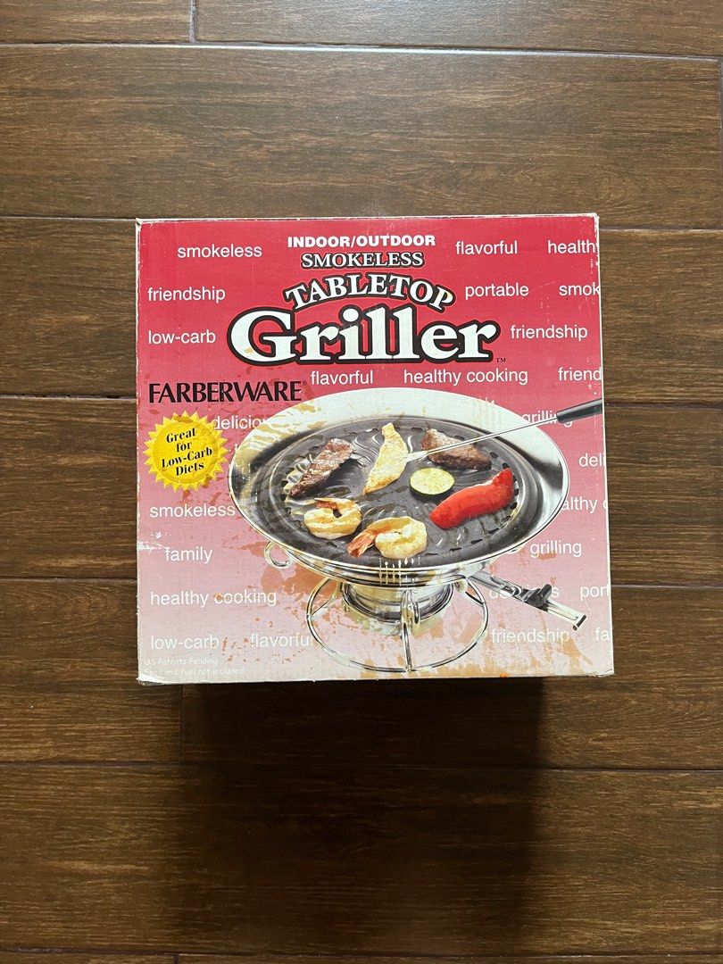 Smokeless tabletop griller, Furniture & Home Living, Kitchenware