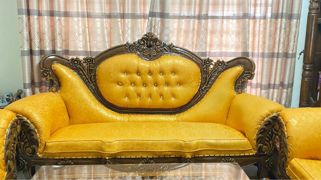 Sofa Jati Jepara, Furniture & Home Living, Furniture, Sofas on Carousell