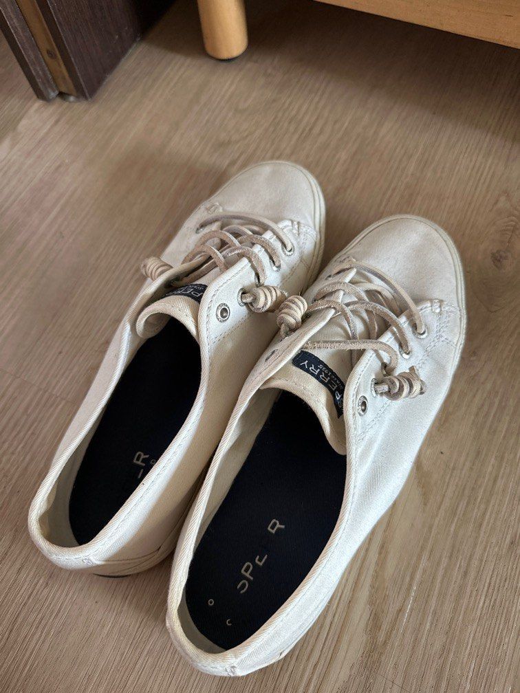 Sperry women s white boat shoes Women s Fashion Footwear