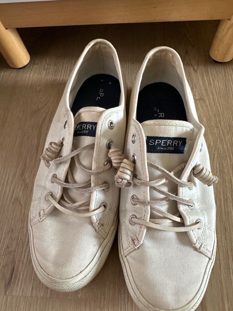 White sperrys new arrivals womens