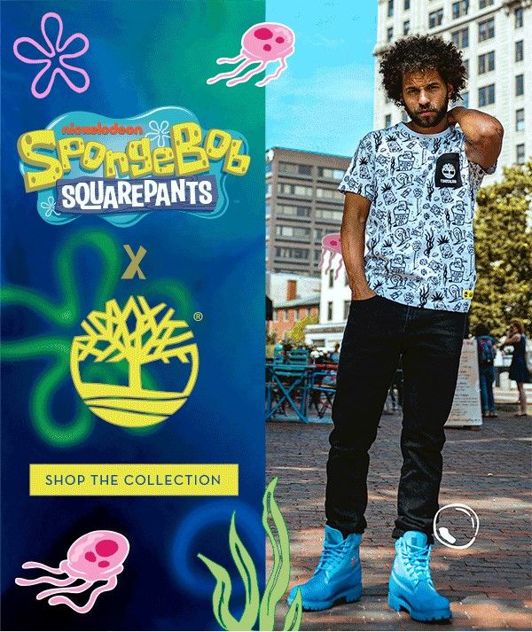 Spongebob blue outlet timberlands