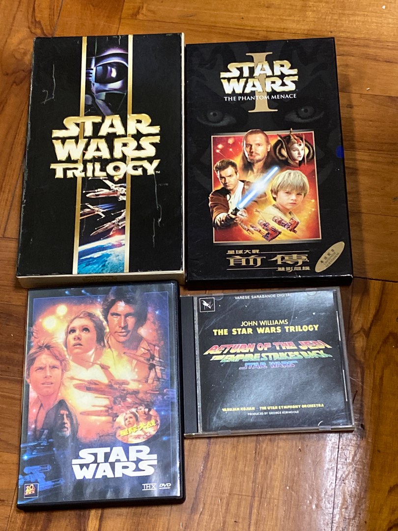 Star Wars VCD DVD 星球大戰, 興趣及遊戲, 音樂、樂器& 配件, 音樂與 