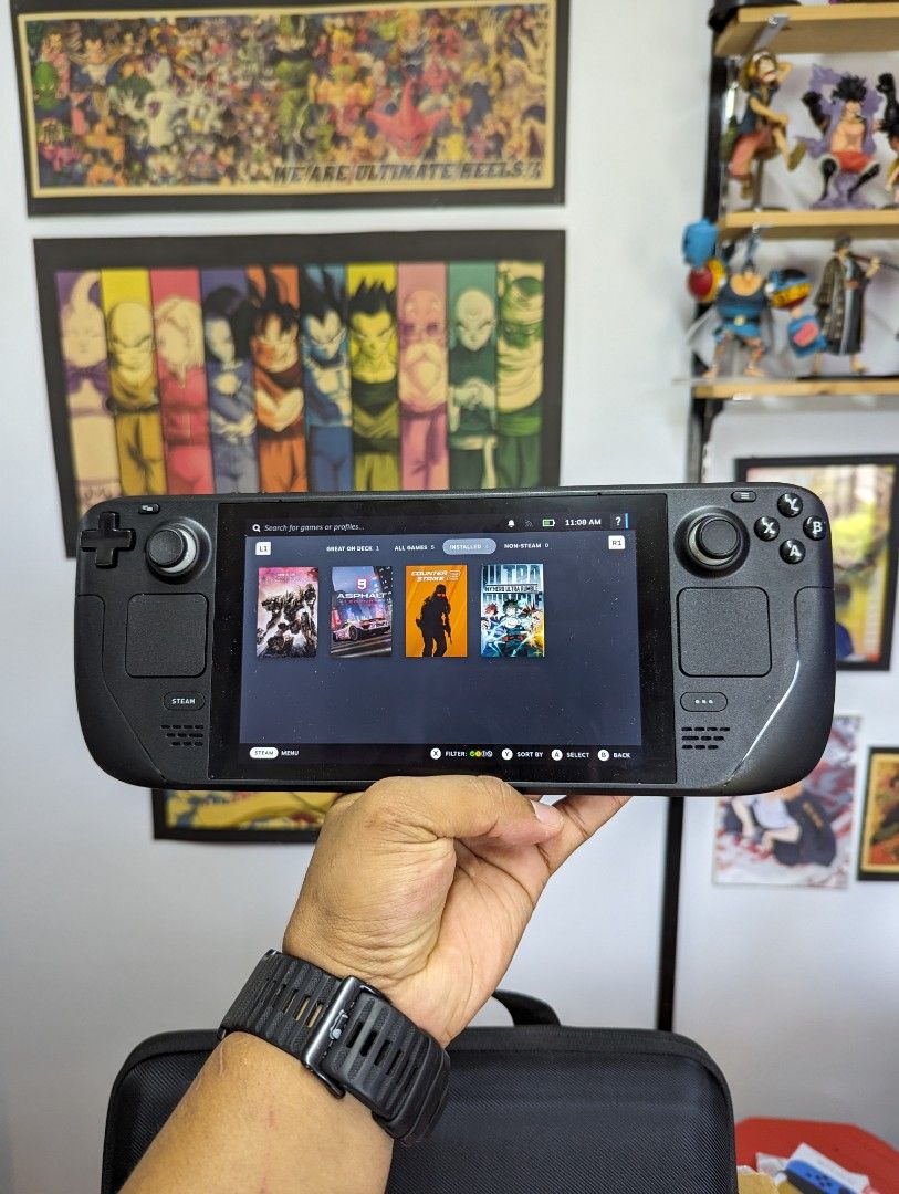 STEAM DECK 1TB ANTI GLARE SCREEN, Video Gaming, Video Game Consoles