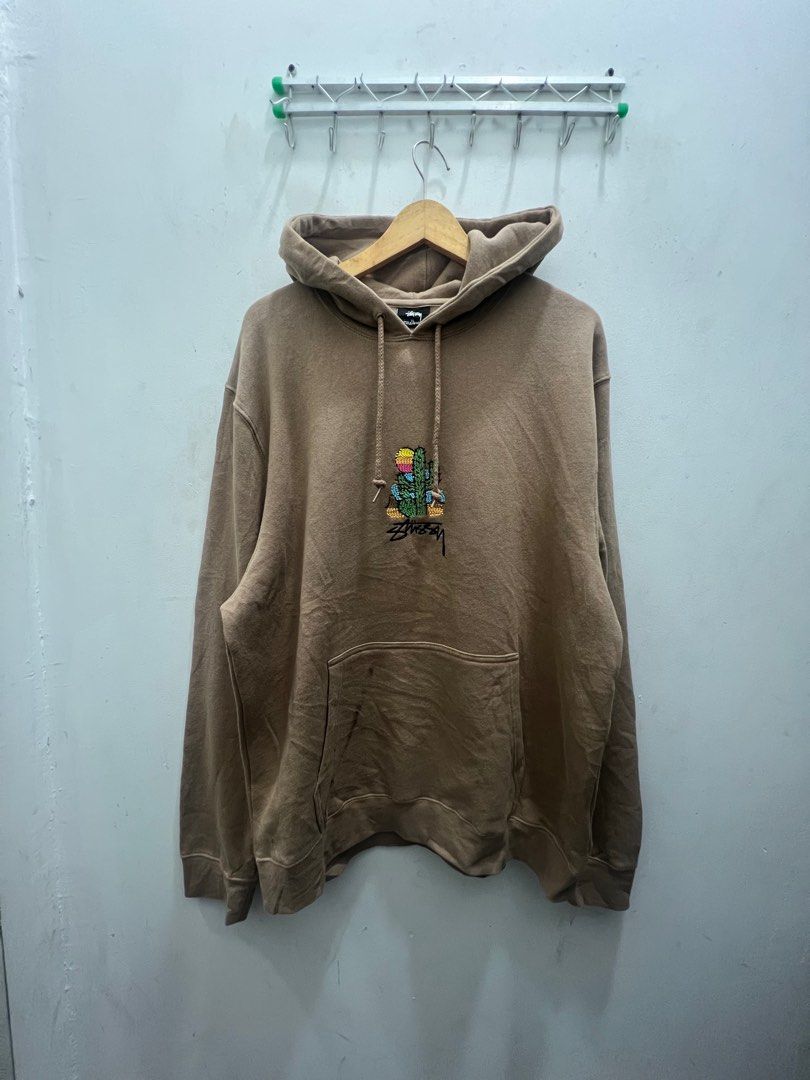 Stussy embroidered hotsell cactus hoodie