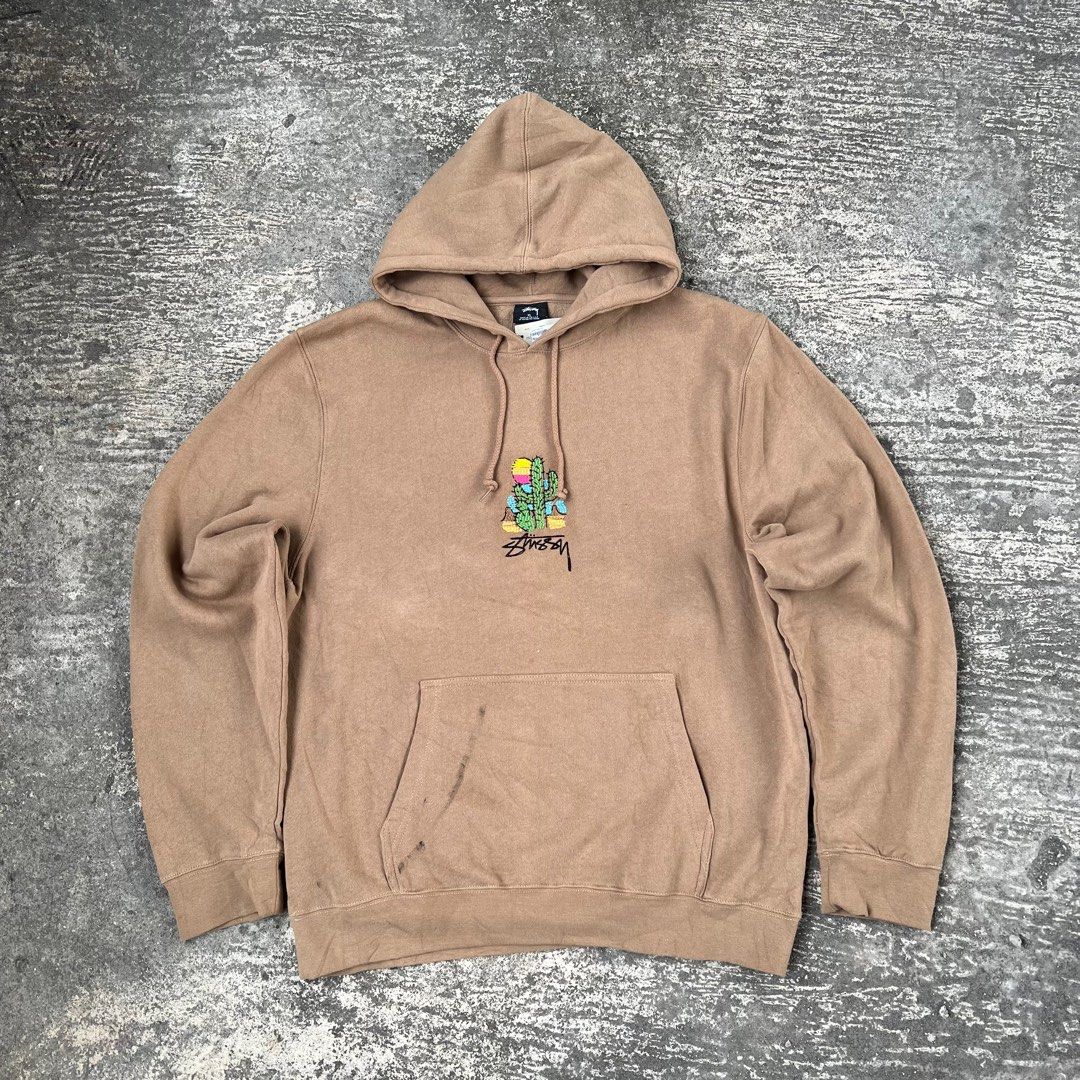 Stussy embroidered 2025 cactus hoodie