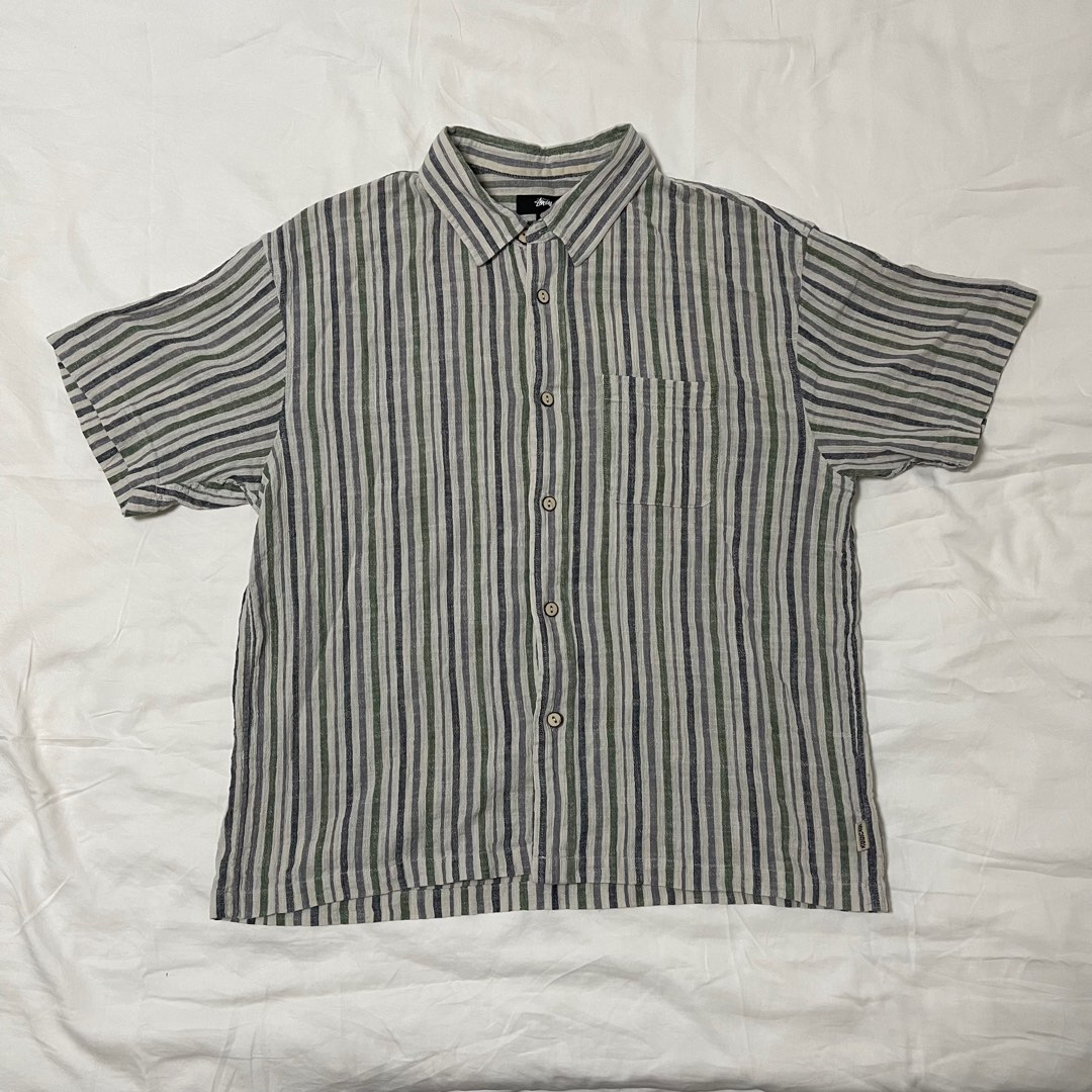 stussy 22ss wrinkly cotton gauze shirt - シャツ