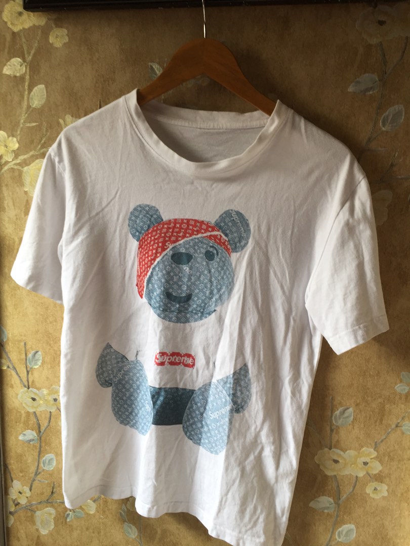 Supreme Teddy T-shirt, Women's Fashion, Tops, Shirts on Carousell