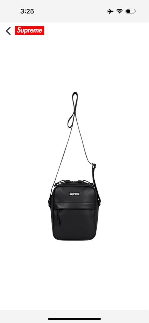 Supreme FW23 Leather Shoulder Bag, 男裝, 袋, 小袋- Carousell