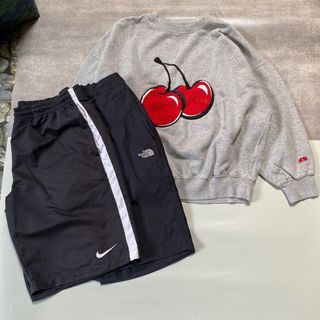 Sweter Crewneck & Shortpant TNF