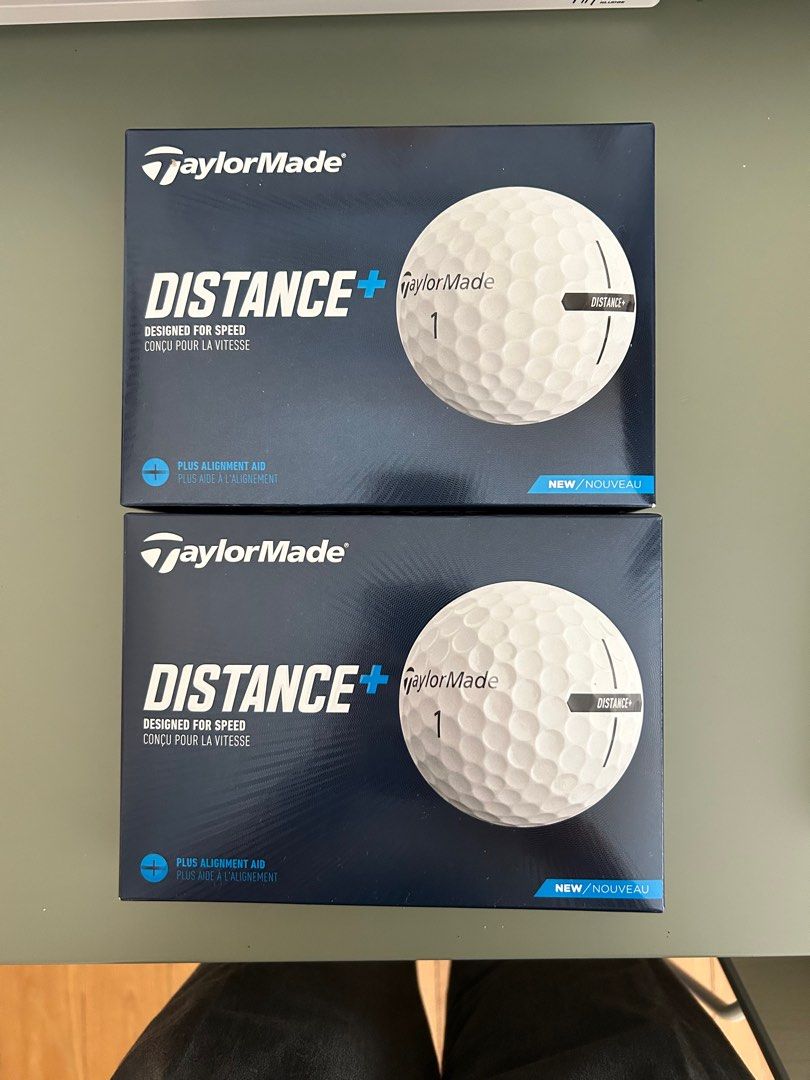 TaylorMade Distance+ Golf Ball, Sports Equipment, Sports & Games, Golf