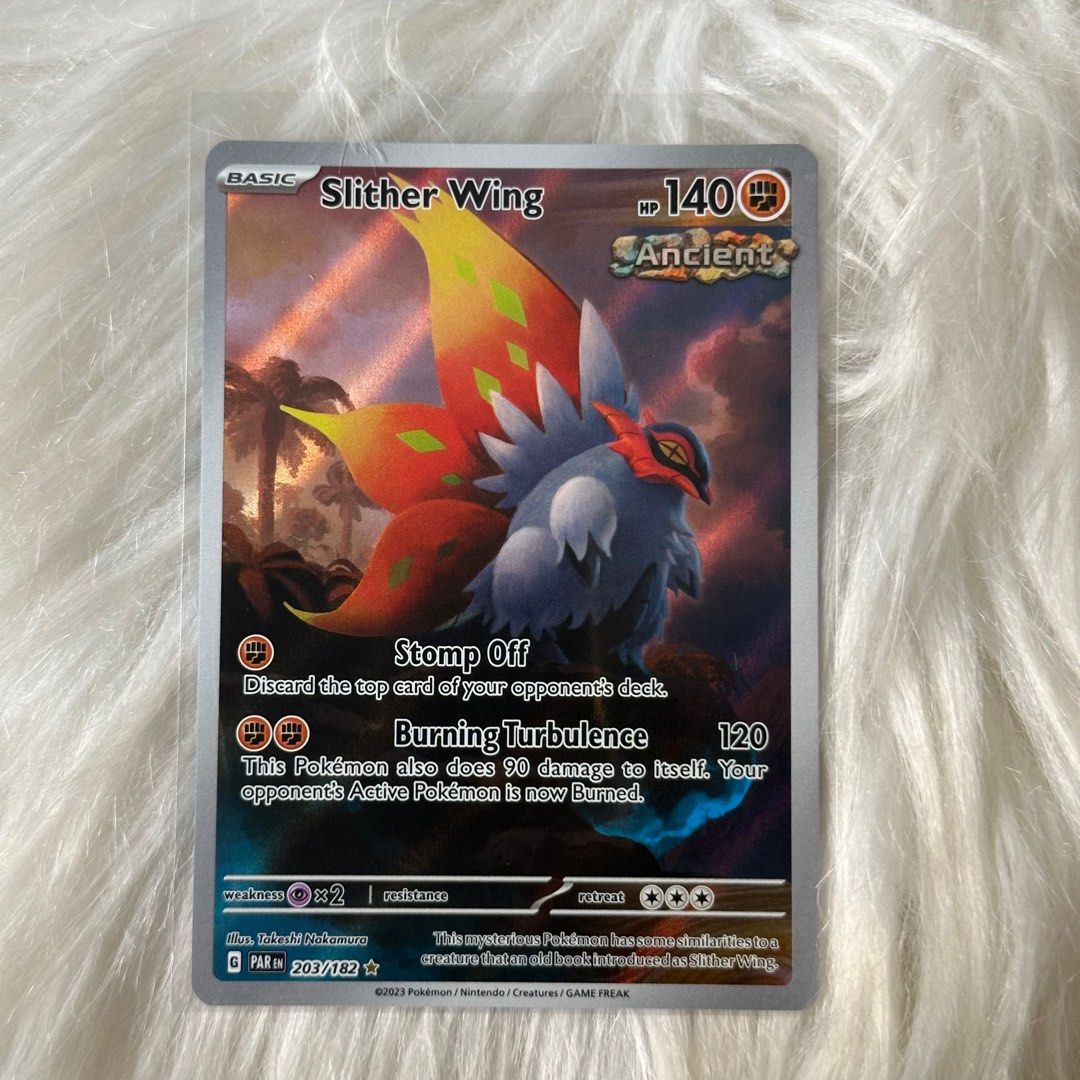 ✨TCG POKEMON ✨ - 203/182 Slither Wing Holo AR Paradox Rift Pokemon