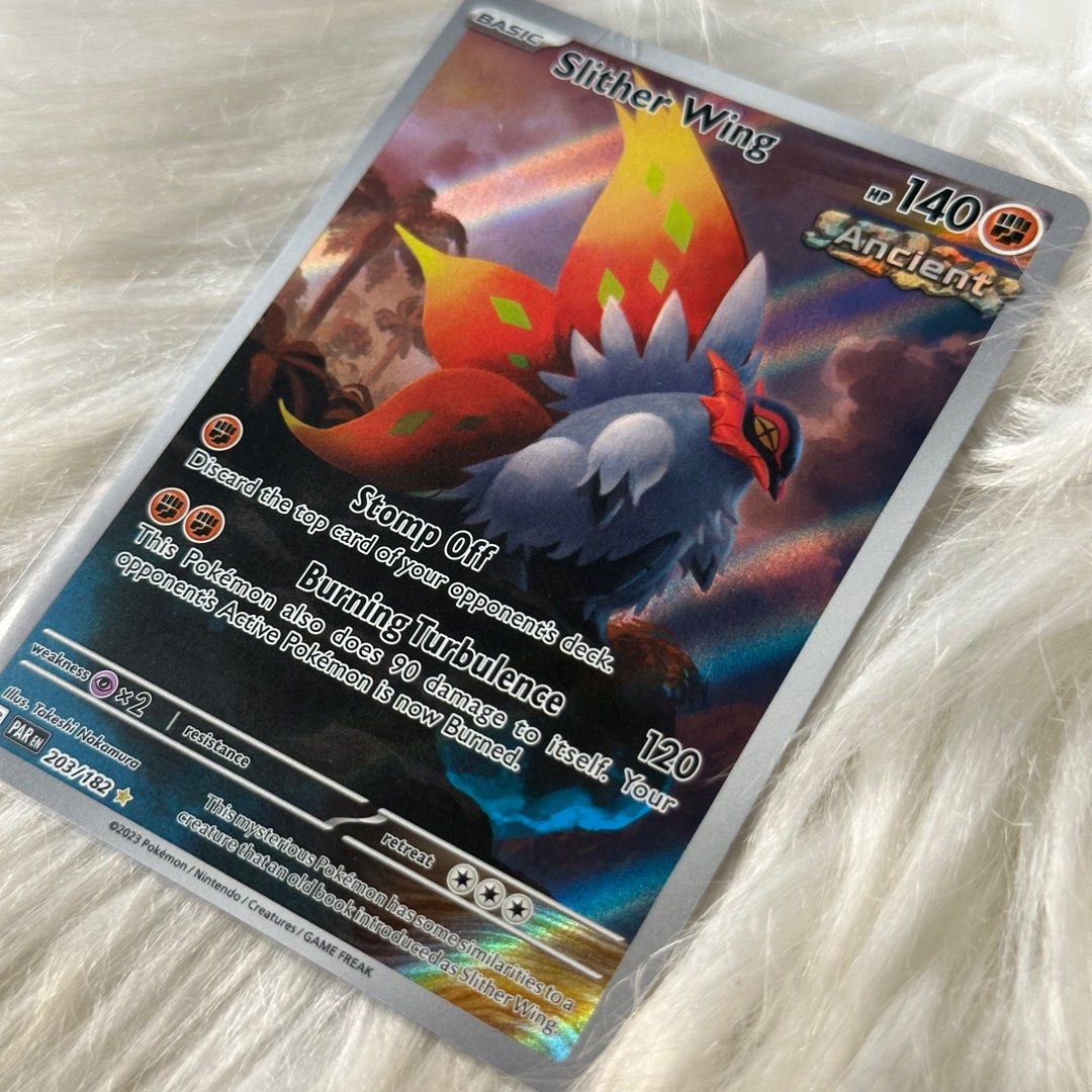 ✨TCG POKEMON ✨ - 203/182 Slither Wing Holo AR Paradox Rift Pokemon