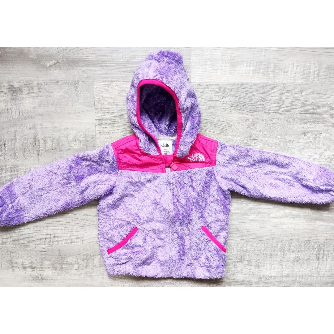 North face furry online hoodie