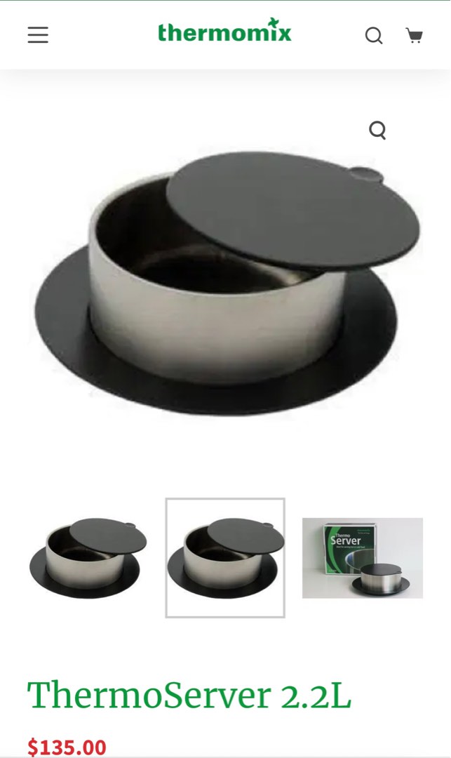 Thermomix Thermoserver 2.2L, TV & Home Appliances, Kitchen Appliances