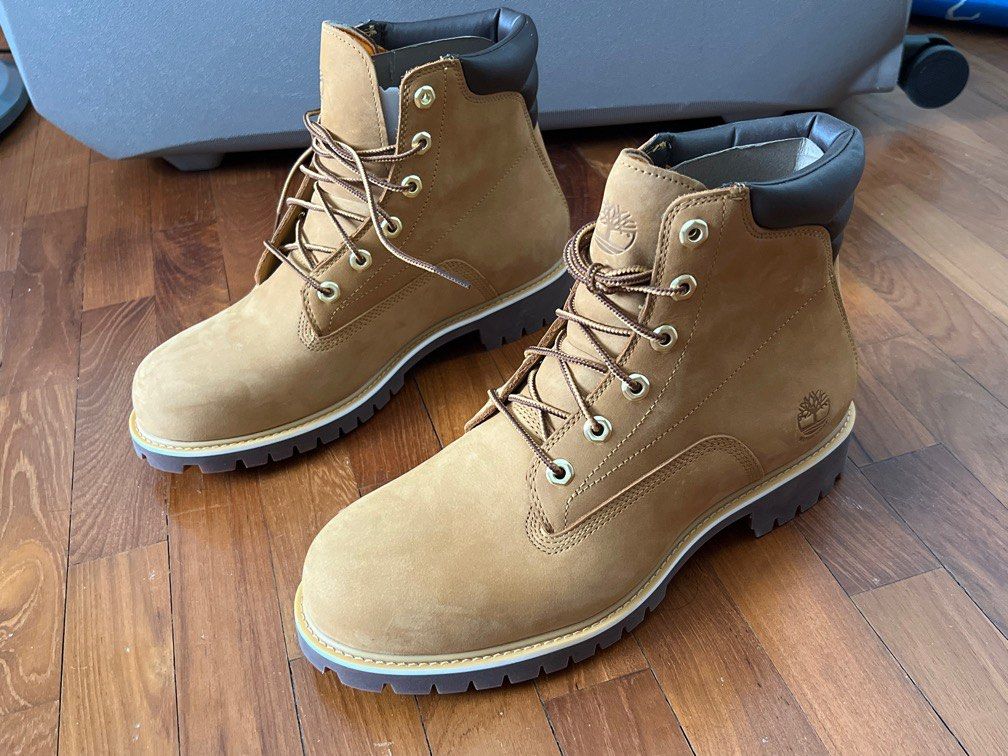 Timberland 6 inch Waterproof boots in Wheat Nubuck Alburn, Men's