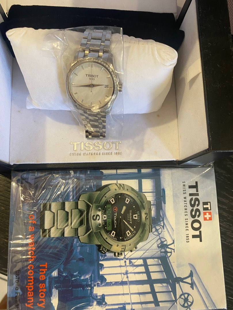 Tissot Courtier white watch, Luxury, Watches on Carousell