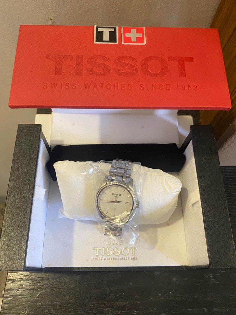 Tissot Courtier white watch, Luxury, Watches on Carousell