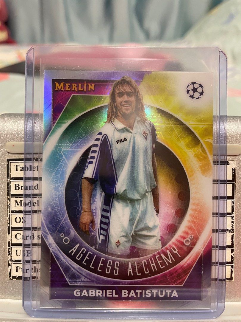22-23 Topps Merlin BATISTUTA 直筆サインカード
