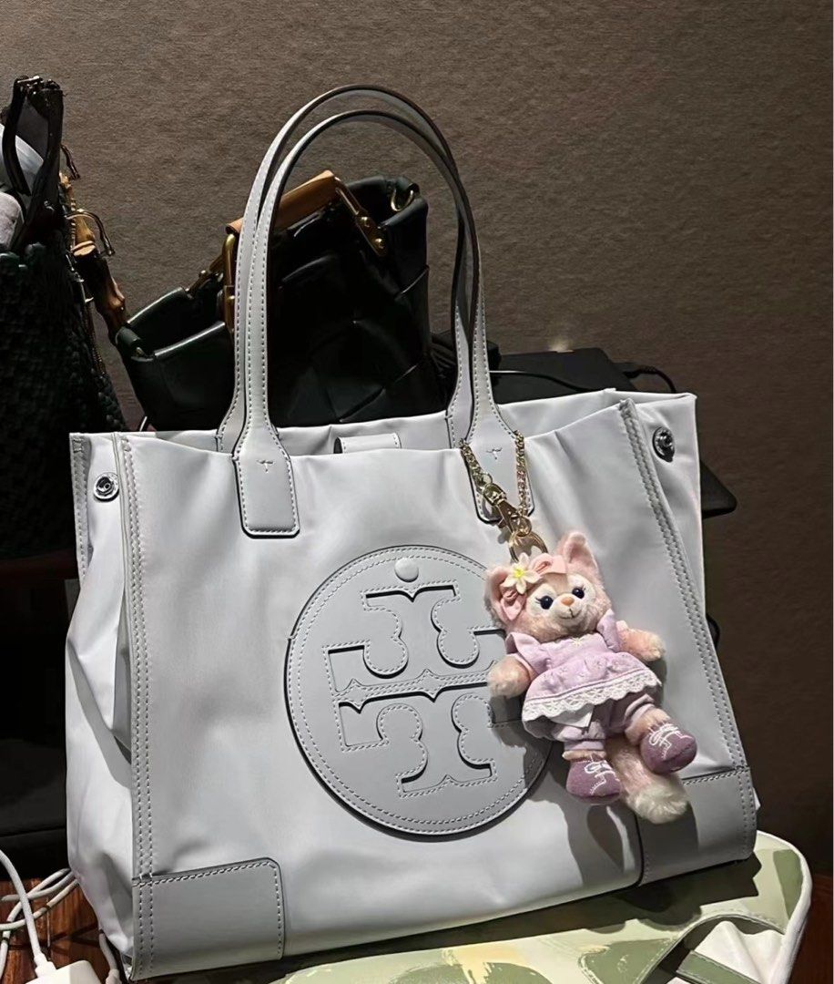 Blue tory burch tote store
