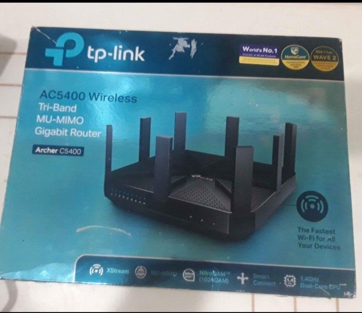 Acx5400 Router TPLINK AC5400,GIGABIT ROUTER,TRI-BAND,MU-MMO, Computers & Tech, Office ...