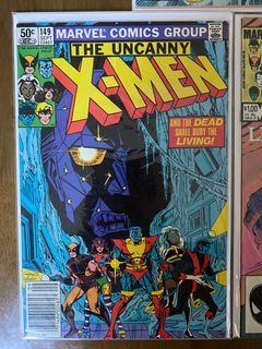 Lot Uncanny X-Men #149 • Marvel 1981 + 2 Free Books; X-Men  #186 • 1984 (Double Sized Issue) and X-Men #224 • 1987