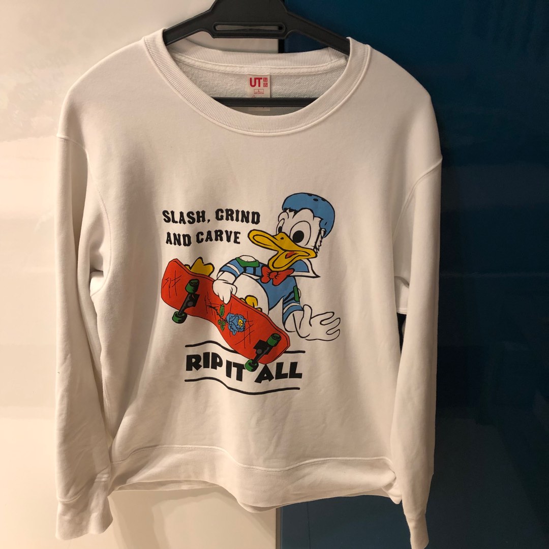Uniqlo donald duck sweatshirt sale
