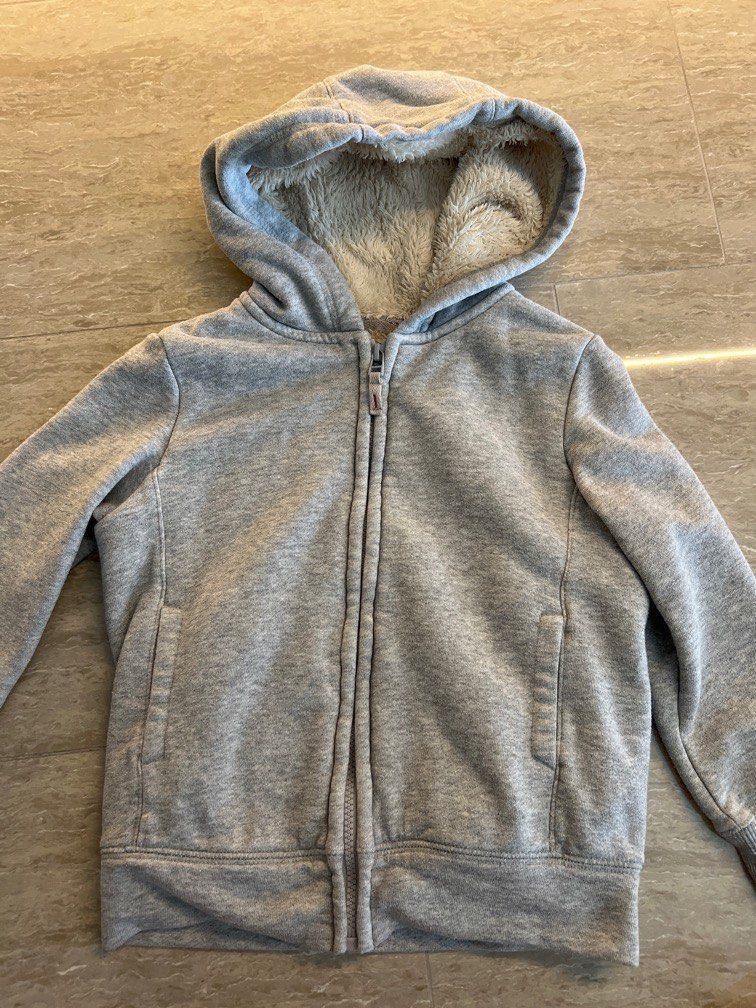 Uniqlo Fleece Kid Jacket, Babies & Kids, Babies & Kids Fashion on Carousell
