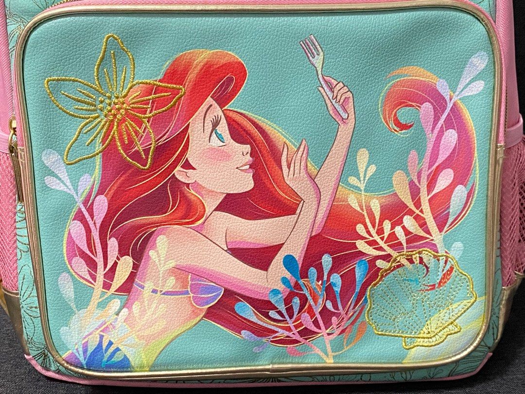 Ariel backpack disney store clearance