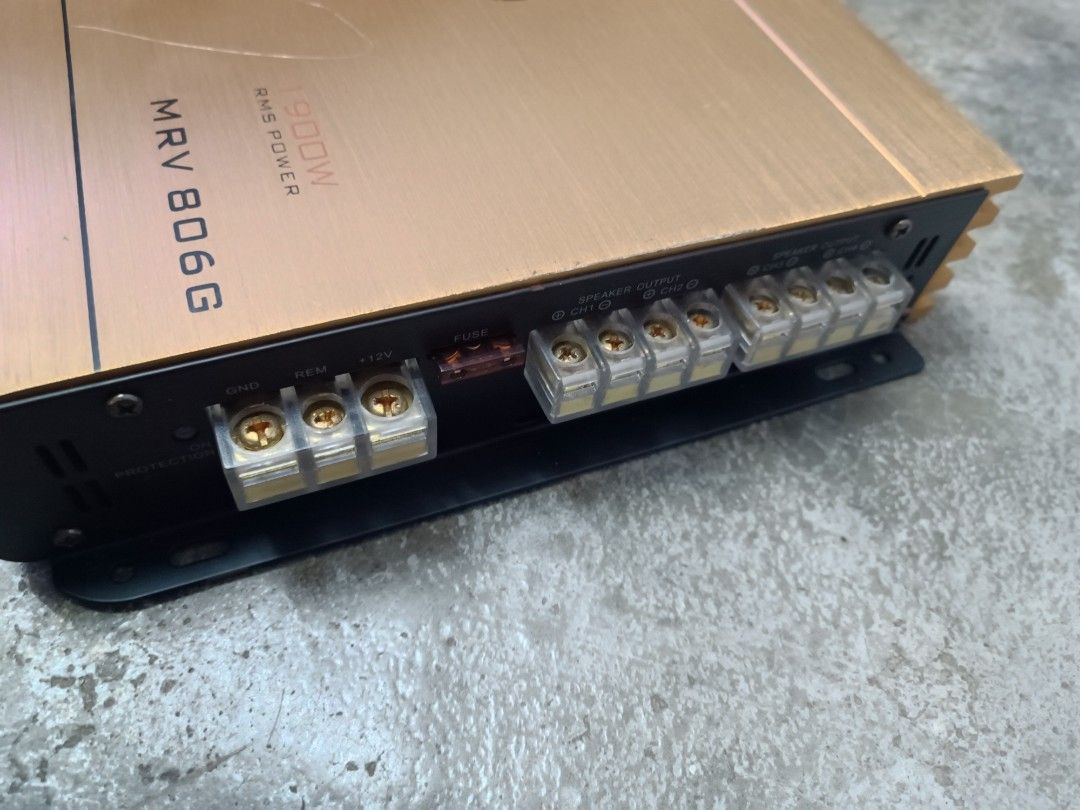 V12 power amplifier for car, Audio, Soundbars, Speakers & Amplifiers on Carousell