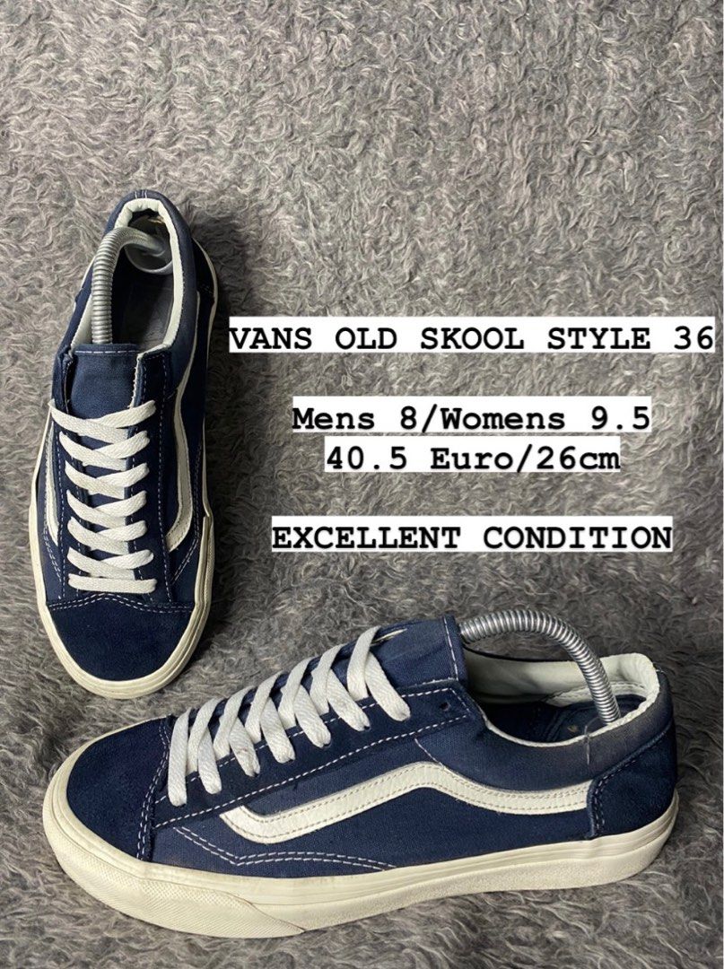 Vans old skool shop style 36 dress blue