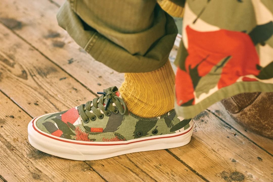 Camo shop green vans