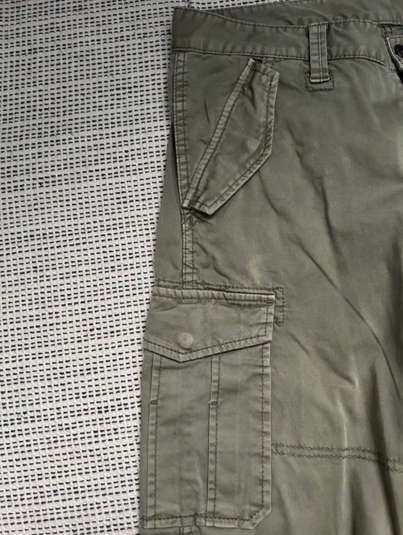 Vintage Olive Green Cargo Pants