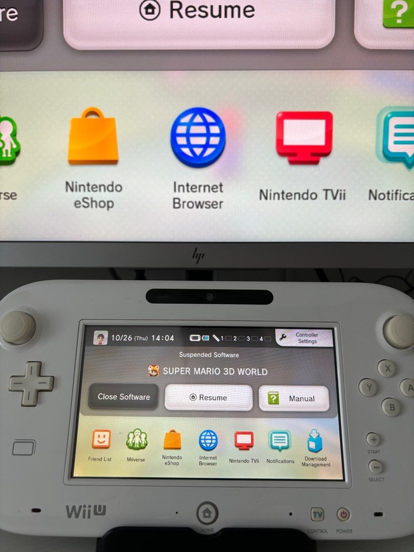 WiiU console fully modded with gamepad, Video Gaming, Video Game