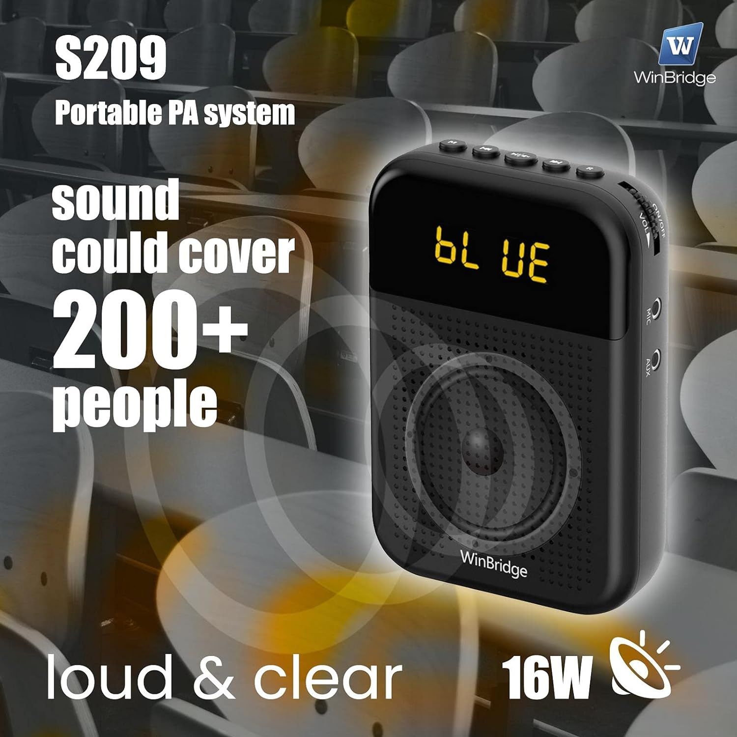 Winbridge Personal Pa System Wireless Microphone Wireless