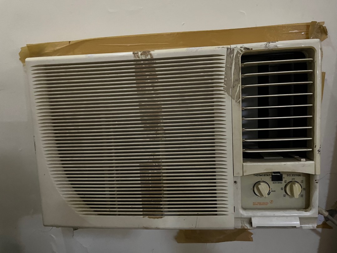 Window Type Aircon Working 2.5hp, TV & Home Appliances, Air